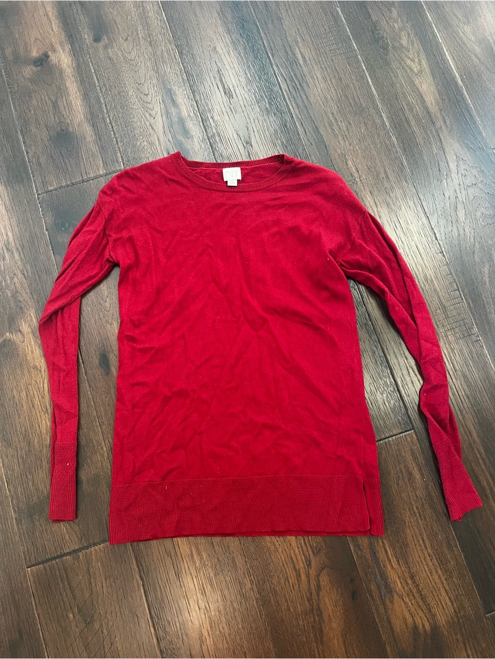 Classic Women's Red Crewneck Sweater